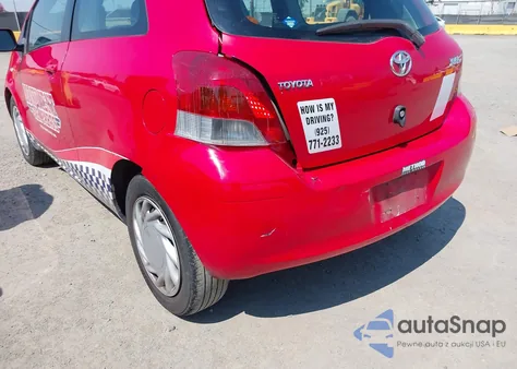 2009 Toyota Yaris из США, поврежденный, VIN JTDJT903795236736